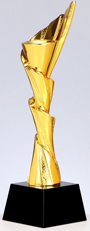 Resin Gold-Platin Design-Trophäe 28 cm