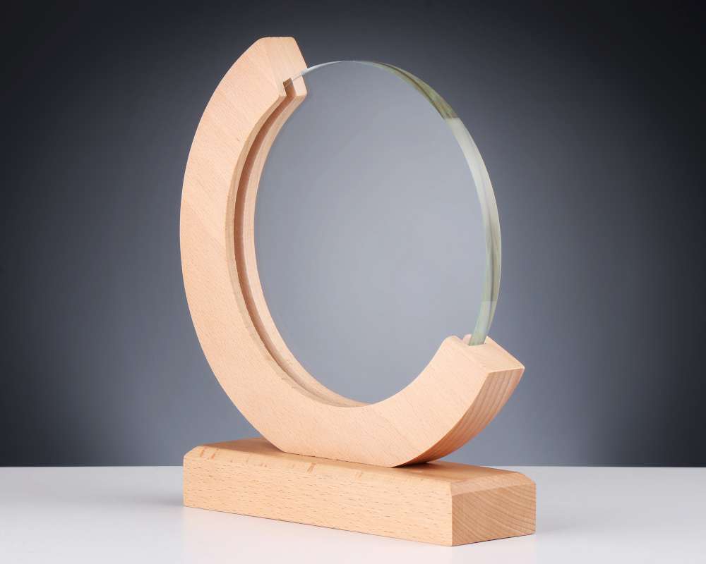 Holz-Glas-Award Ø 14 cm