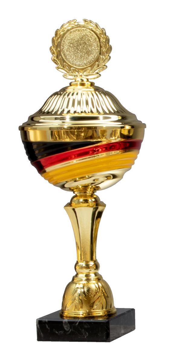 Germany Metall Pokal " Teutonia" auf Marmorsockel