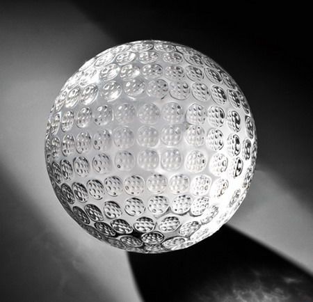 Kristallgolfball D-8 cm