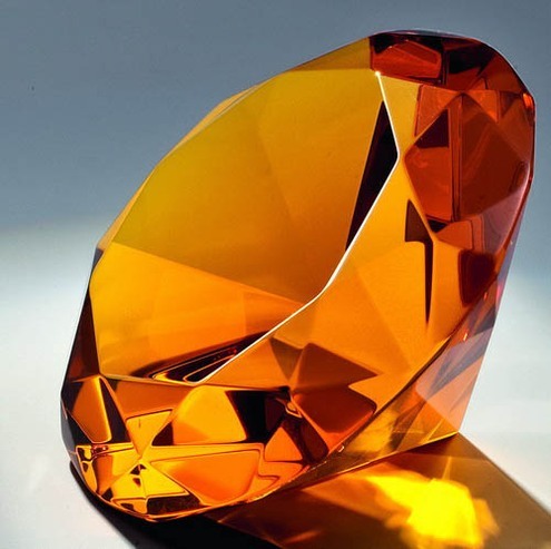 Glasdiamant Gold