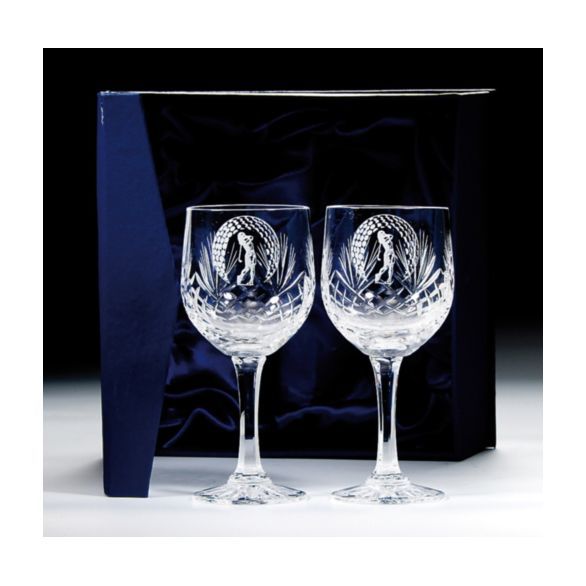 24 % Bleikristallglas, Wein-Wasserglas 2er Set