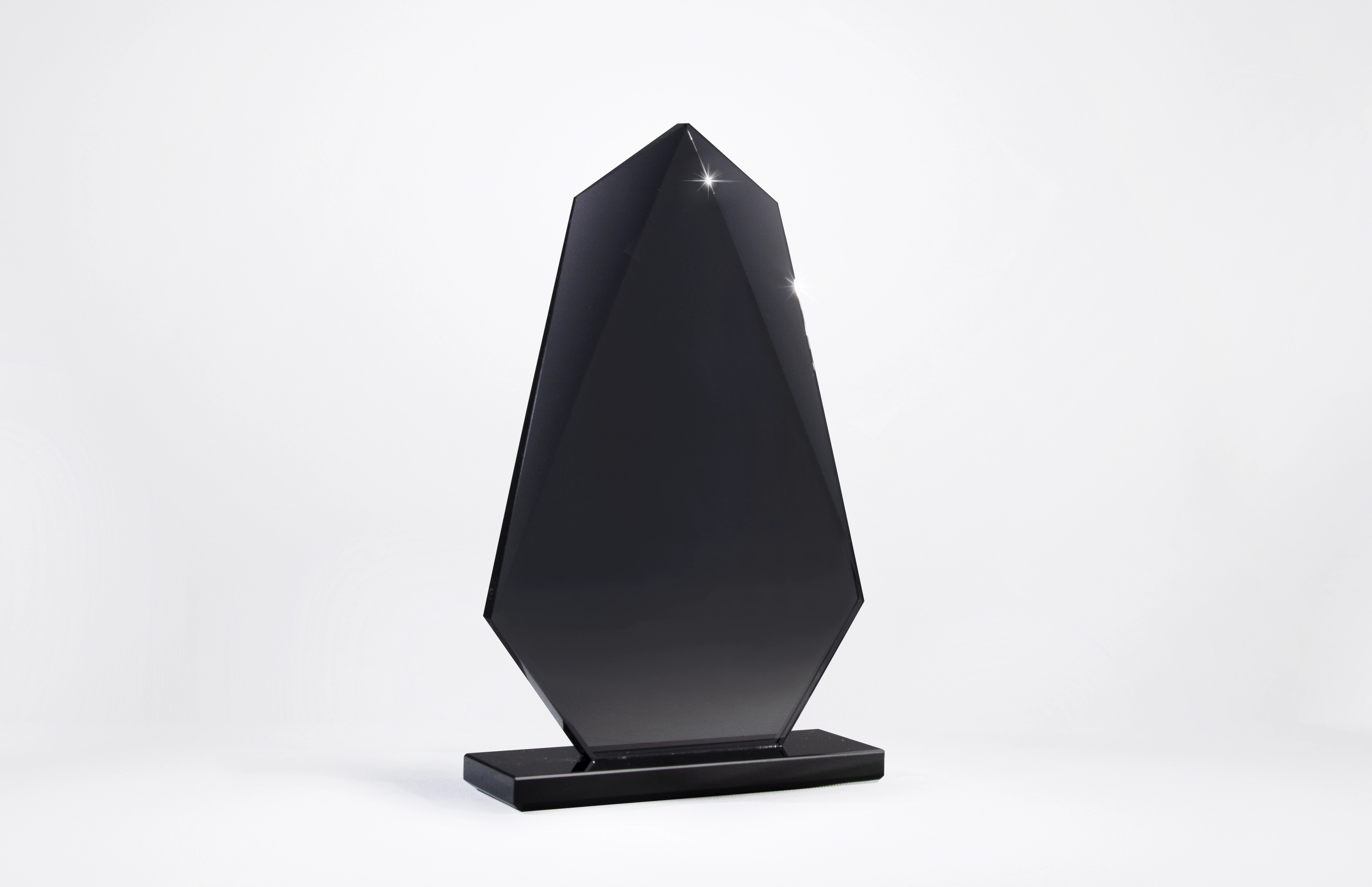 Trophäe Obsidianglas schwarz