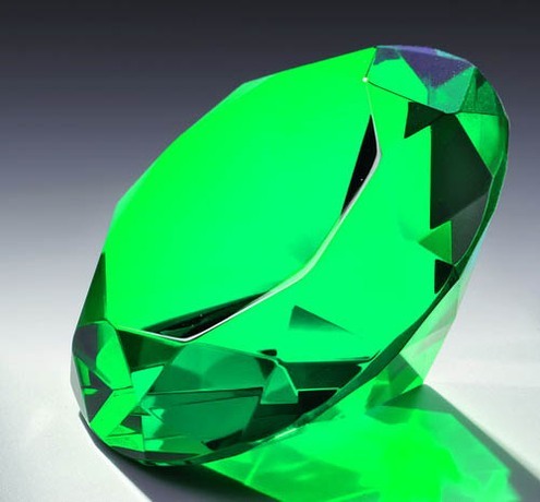 Glasdiamant Grün