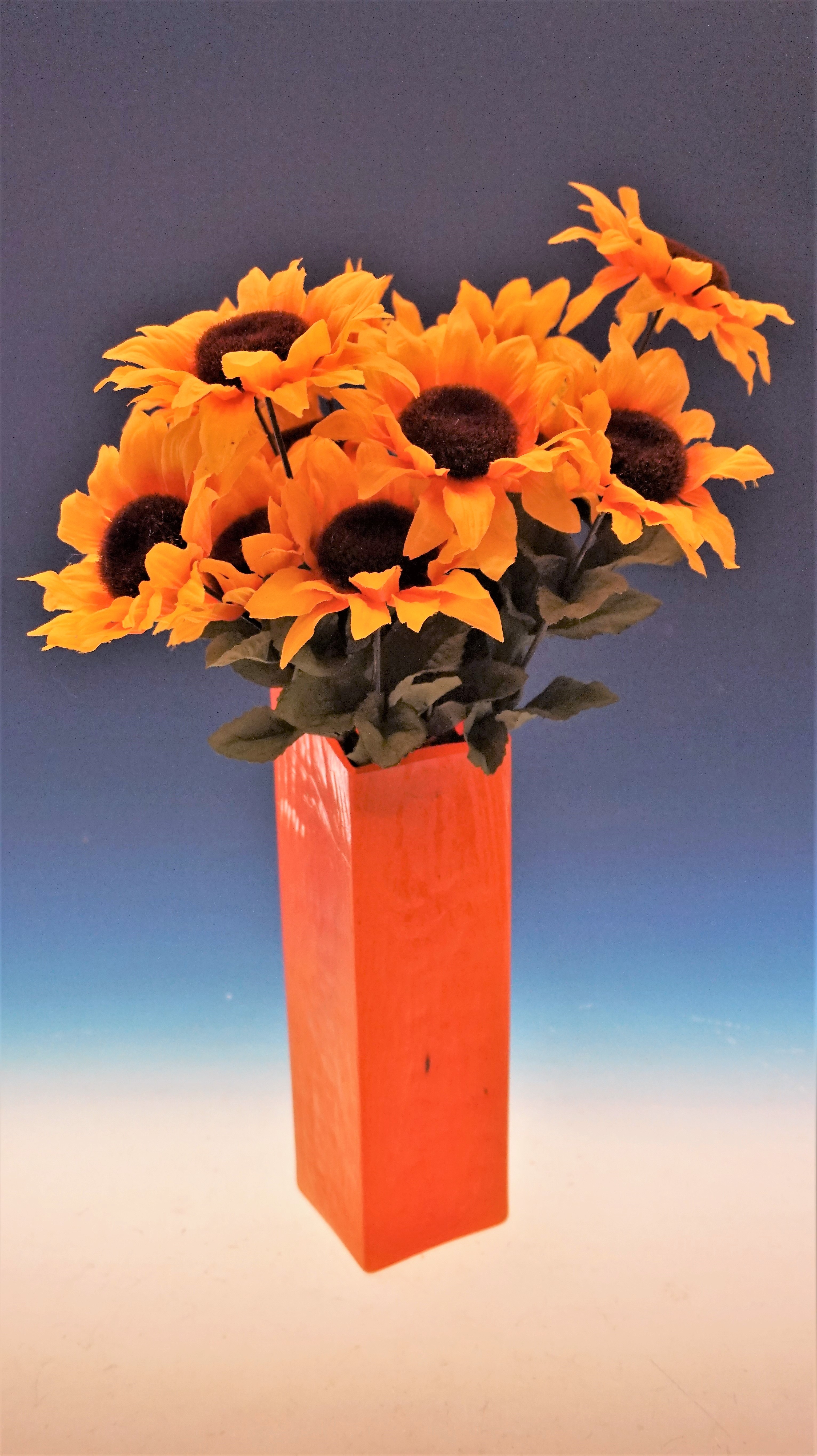 Zylindervase Orange